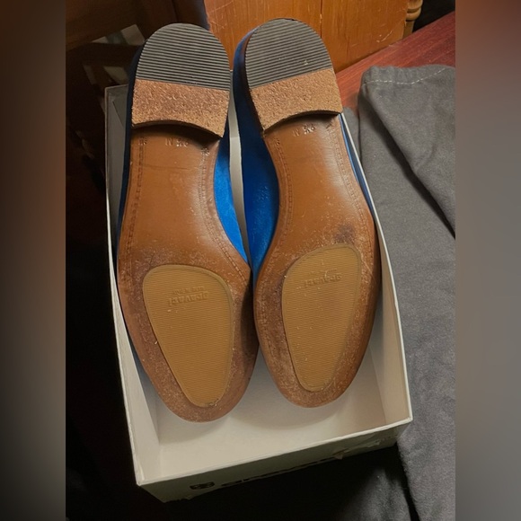 Rare Gravati Italian Royal Blue Suede Loafers - Picture 7 of 8